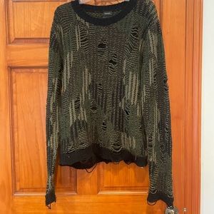 Distressed Diesel Knit Sweater